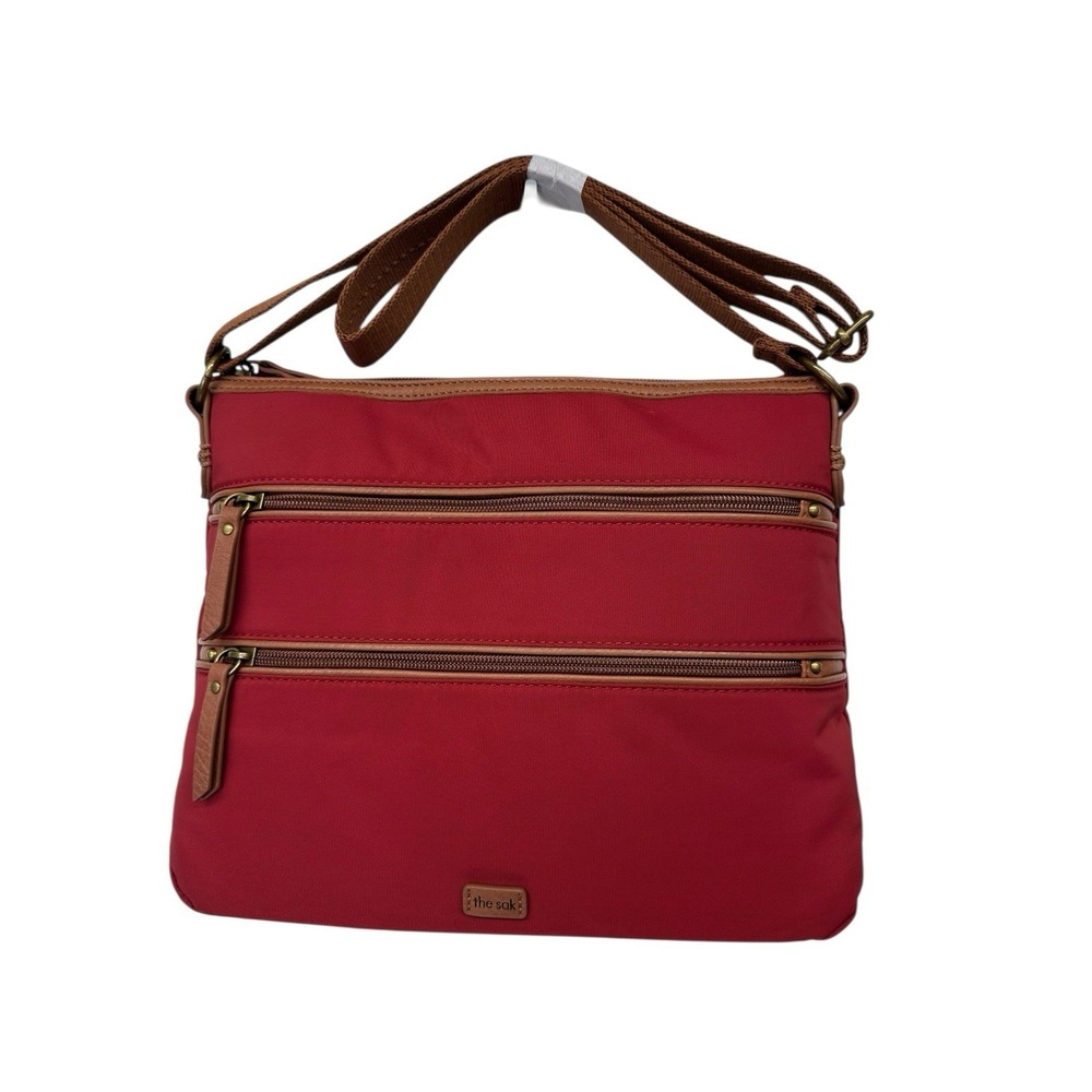 The Sak Esperato Nylon Crossbody One Size Crimson Red NWT - Picture 6 of 11
